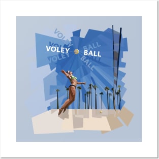 Voley Ball Posters and Art